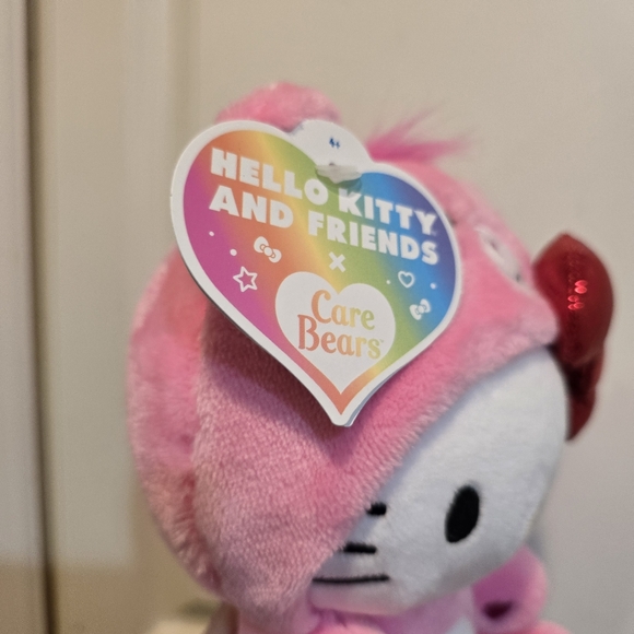 NWT Sanrio Hello Kitty as Cheer Bear Plush - Picture 3 of 3